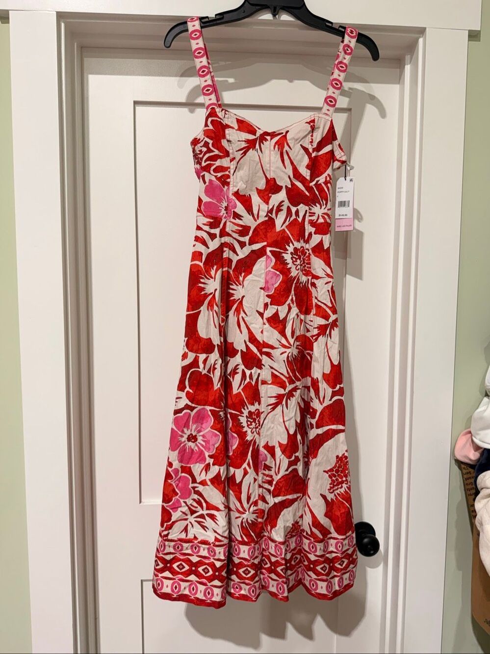 Avec Les Filles Polynesian Floral Midi Sun Dress Poppy Lilly 4 - Picture 2 of 4
